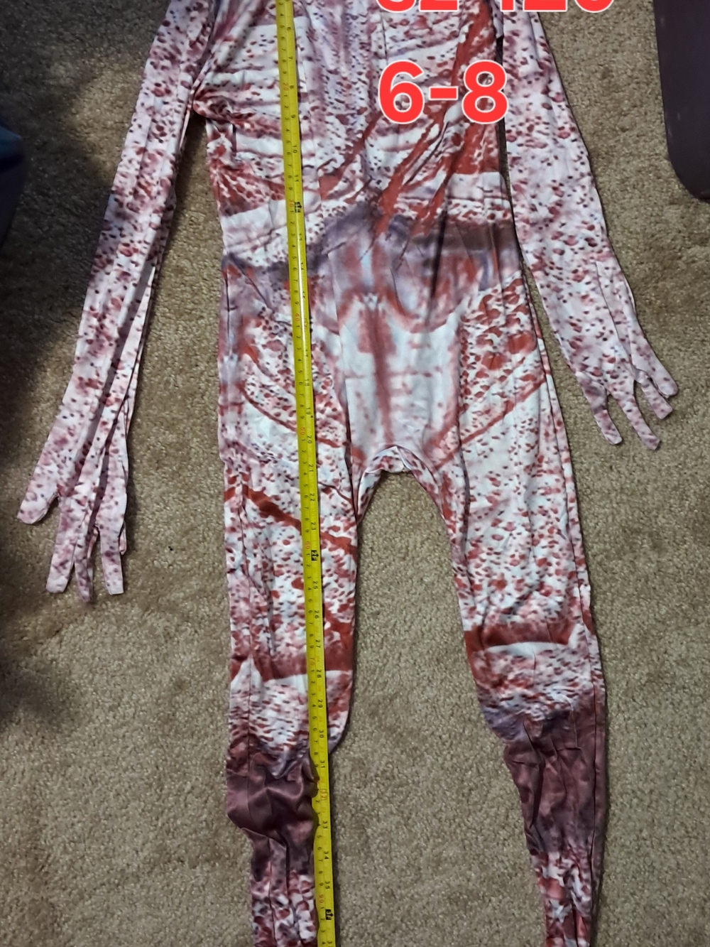 6-8 Stranger Things Demi Gorgan Costume 4 Piece Brand New